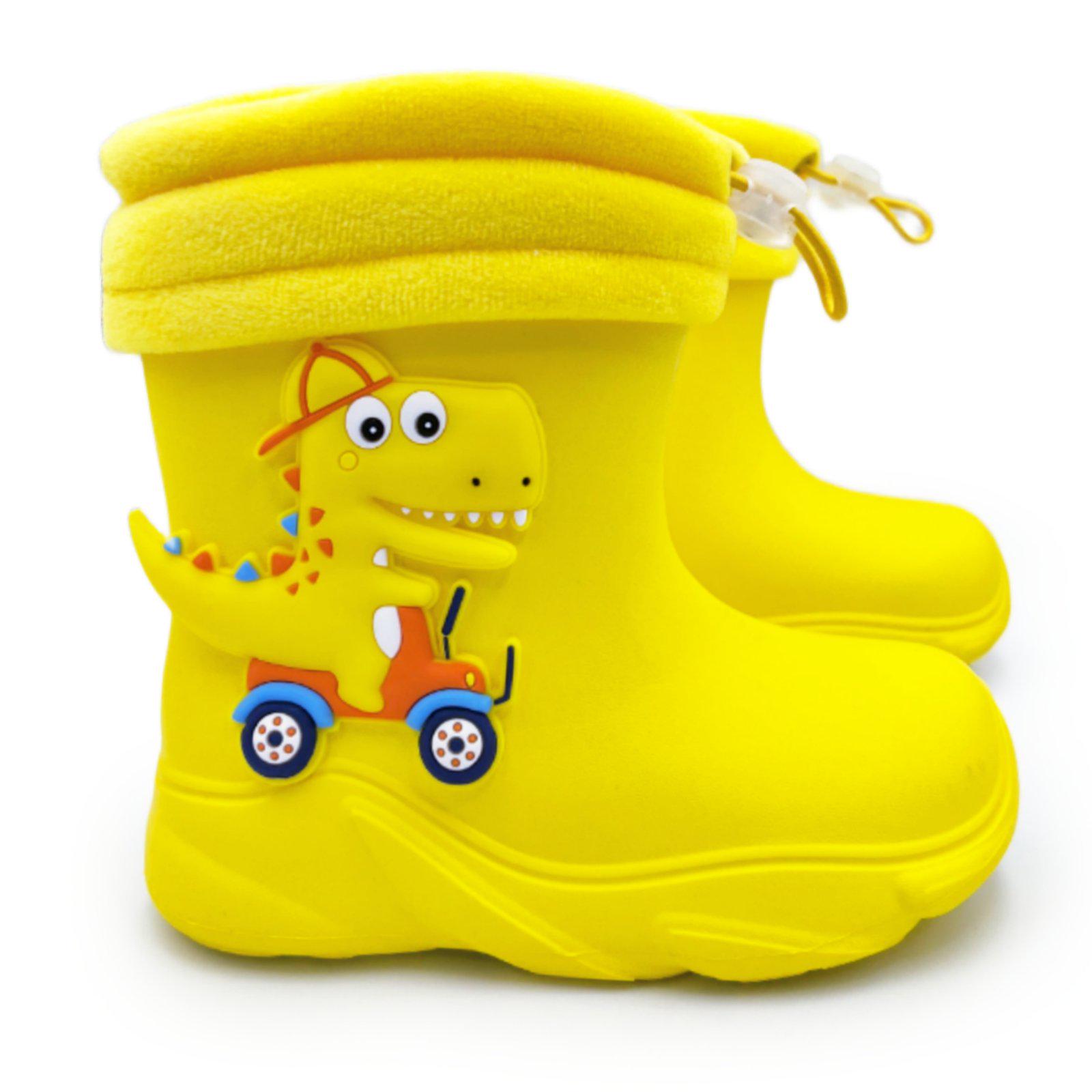 Сапоги резиновые детские Apawwa VM629s р. 25 Желтый (VM629s-25)
