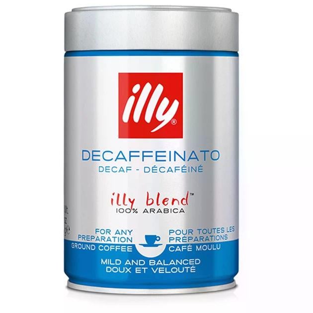 Кава Illy Decaffeinato Без Кофеїну Мелена 250 г