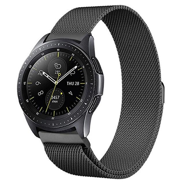 Міланський сітчастий ремінець для годинника Samsung Galaxy Watch 42 мм SM-R810 Black (780486809)