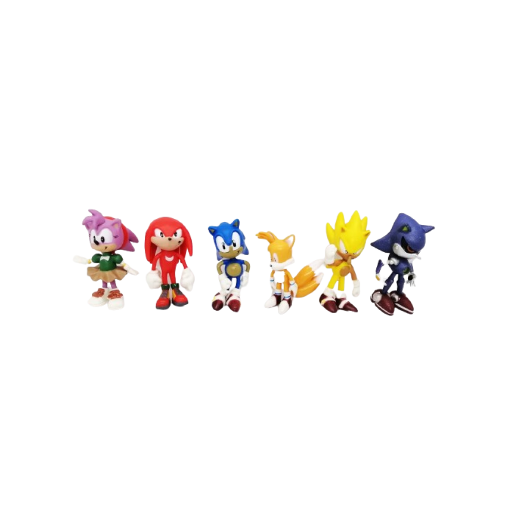 Набір фігурок Super Sonic and his friends Їжачок 6 шт. 7 см (1820644) Набір фігурок Super Sonic and his friends Їжачок 6 шт. 7 см (1820644)
