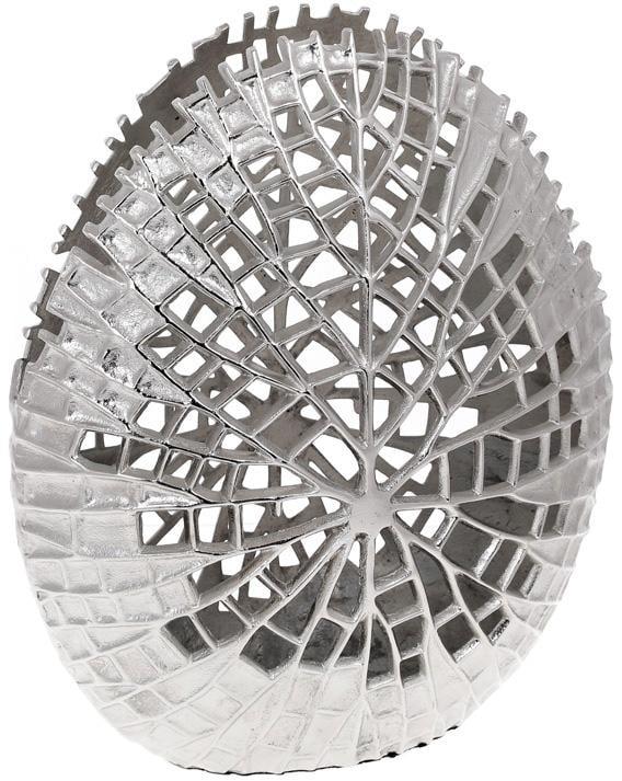 Ваза декоративная металлическая Modern 30х14х36 см Серебряный (BD-438-180)