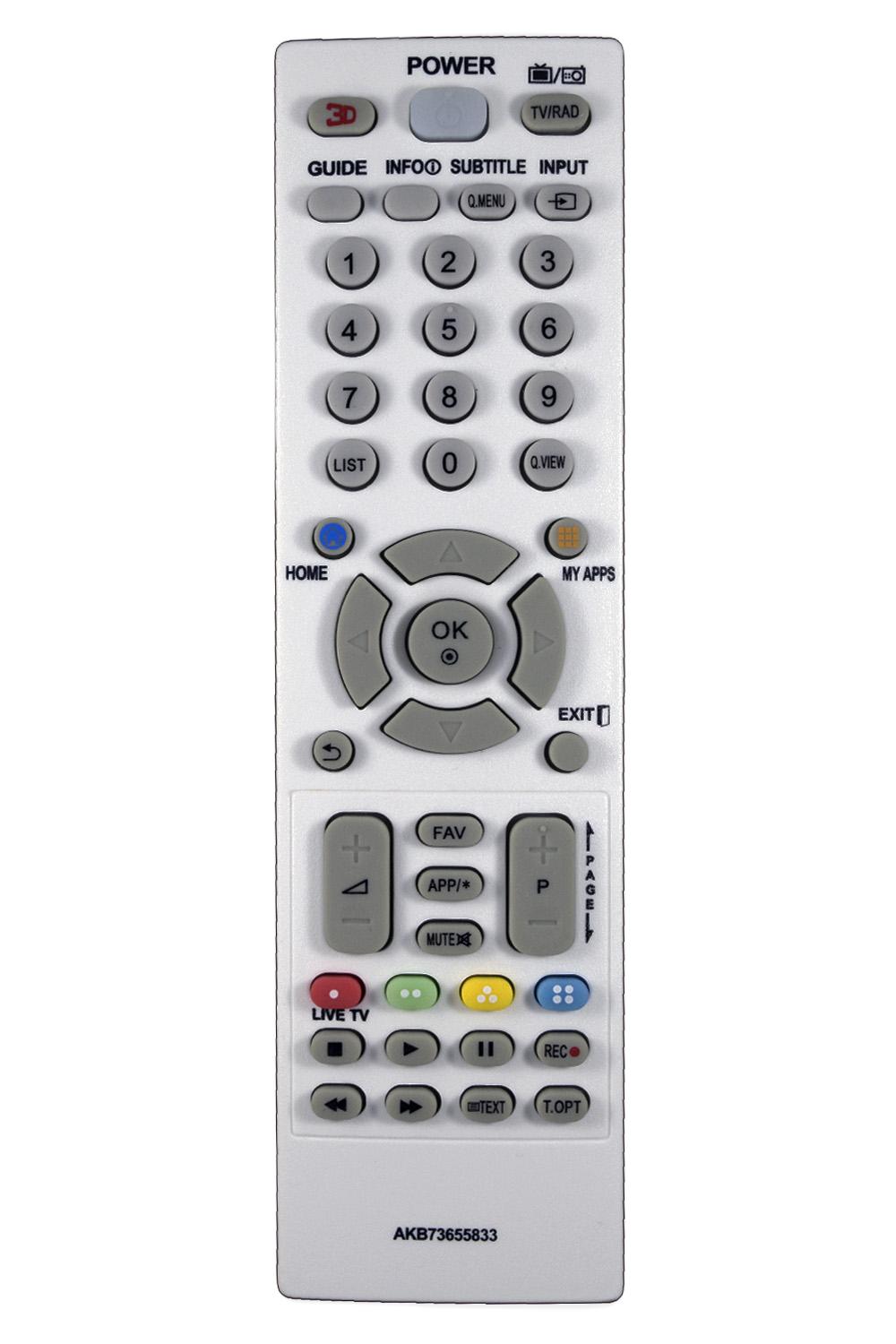 Пульт для телевизора LG AKB73655833 (1760)