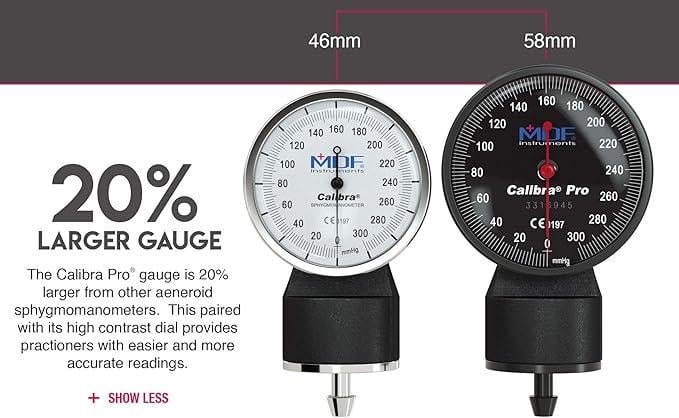 Тонометр з манжетою MDF анероїдний/сфігмоманометр Calibra Pro з великим датчиком - фото 5 Тонометр з манжетою MDF анероїдний/сфігмоманометр Calibra Pro з великим датчиком - фото 5