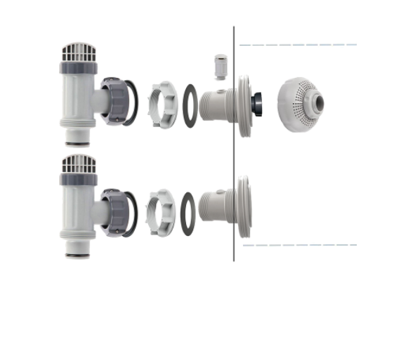 Набор для подключения фильтр-насоса к бассейну MAX с серыми отверстиями (132-9-22747) - фото 3 Набор для подключения фильтр-насоса к бассейну MAX с серыми отверстиями (132-9-22747) - фото 3