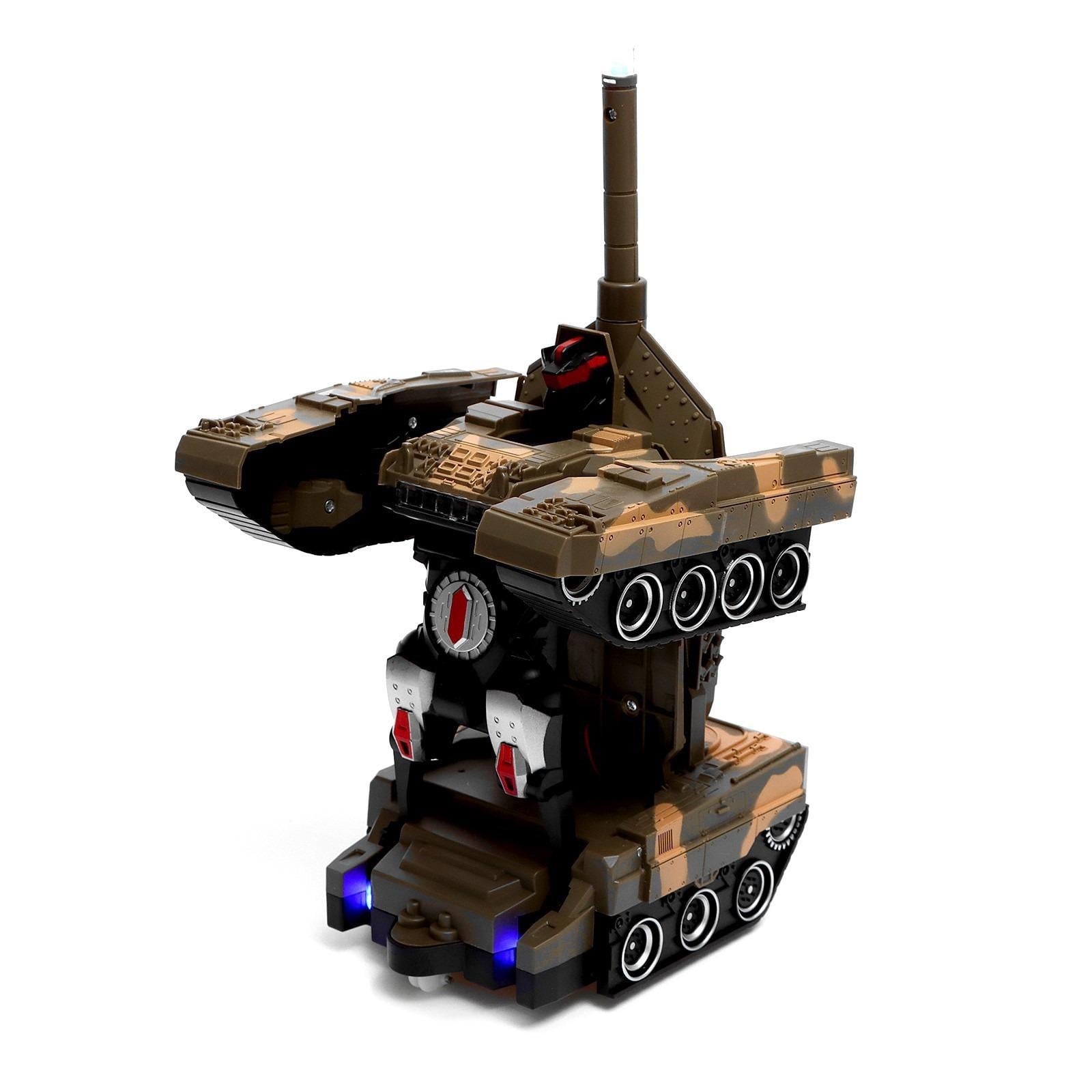 Танк трансформер на радиоуправлении AToys Battle-Robot 1:18 Коричневый (35047881)