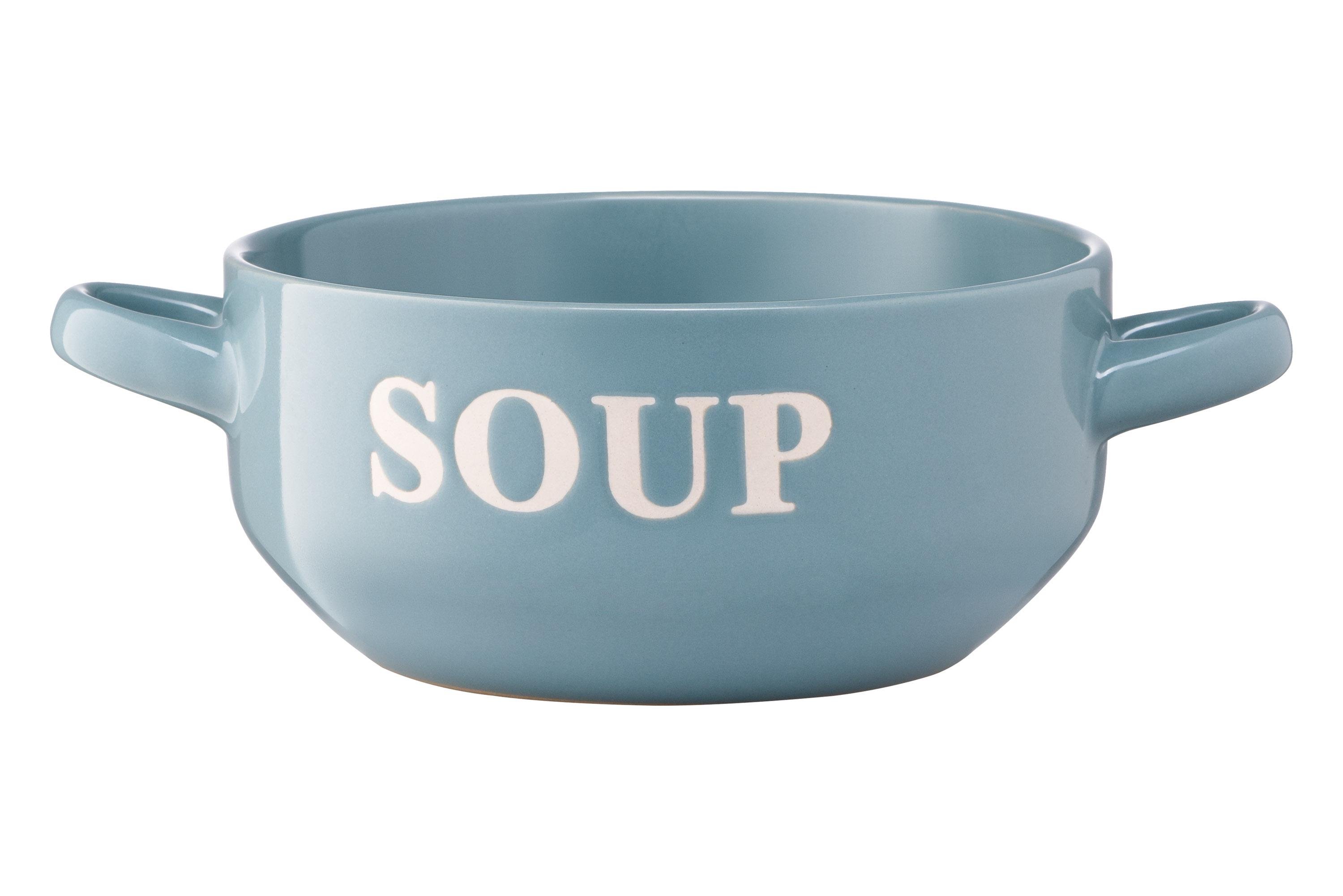 Бульйонниця Ardesto Alcor керамічна 550 мл Блакитний (572549) - фото 3