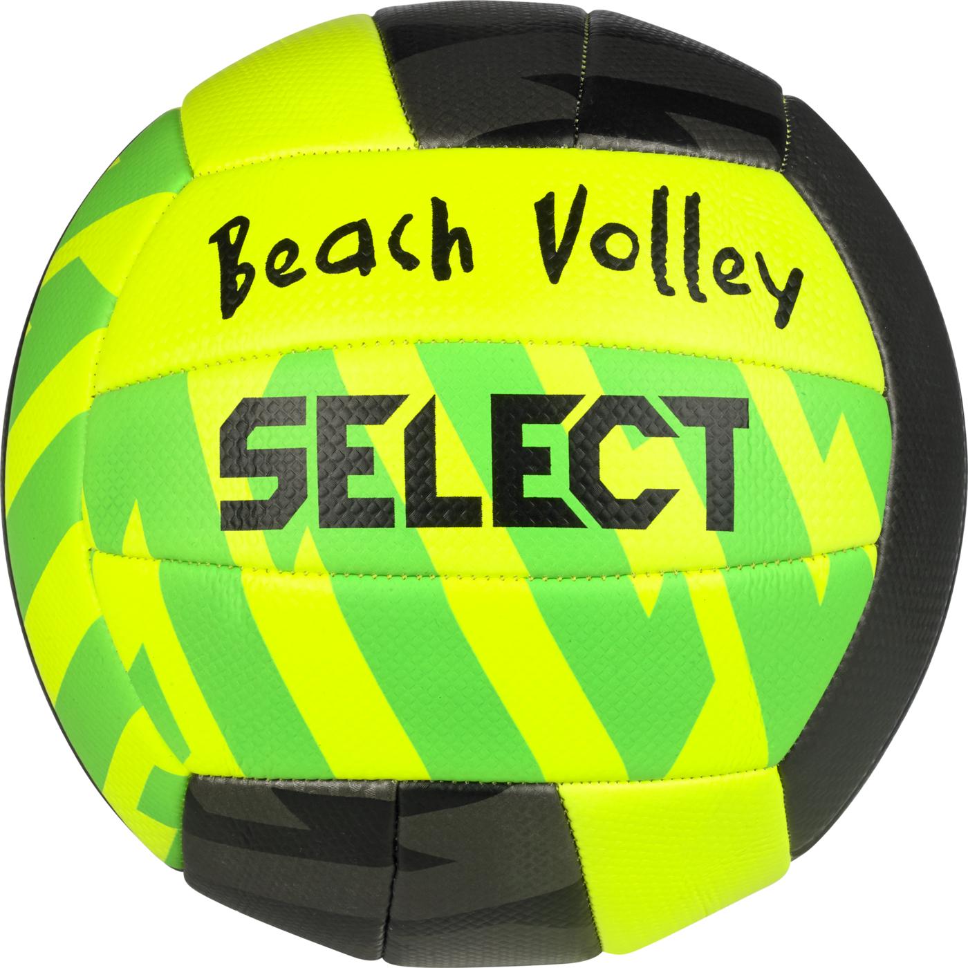 Волейбольний м'яч Select Beach Volley v24 Уні р. 5 Чорно-зелений (00000031791)