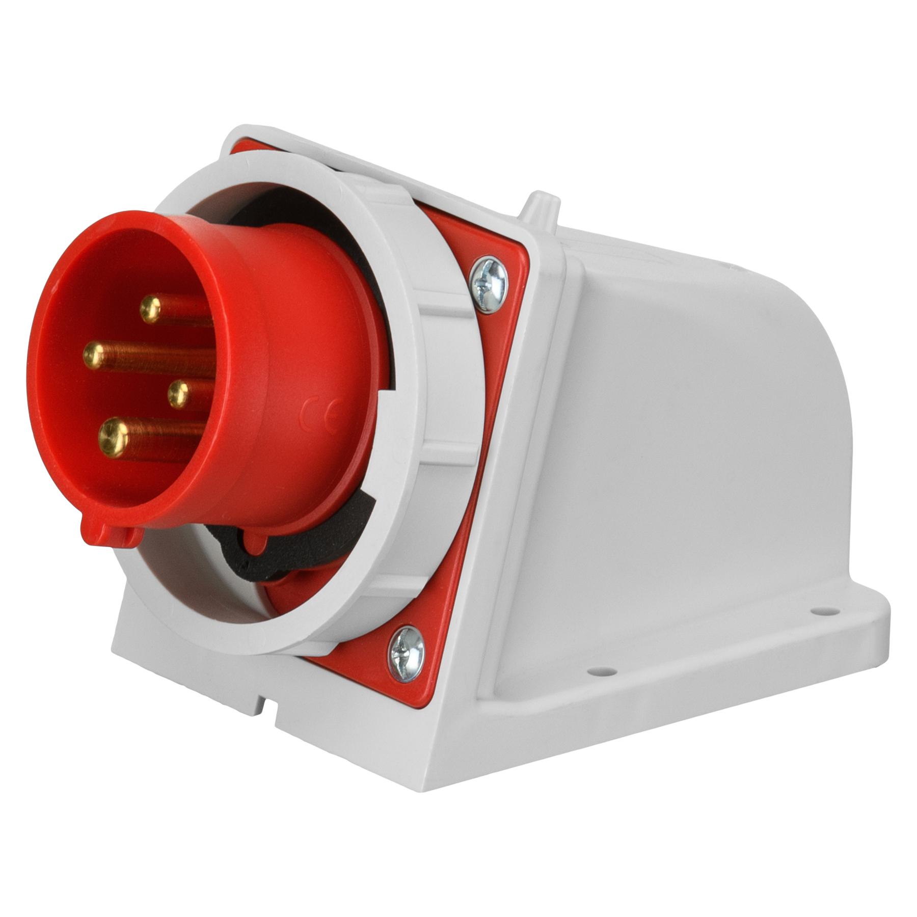 Вилка настінна IDE 16А 380V 3P+E IP67 (3622)