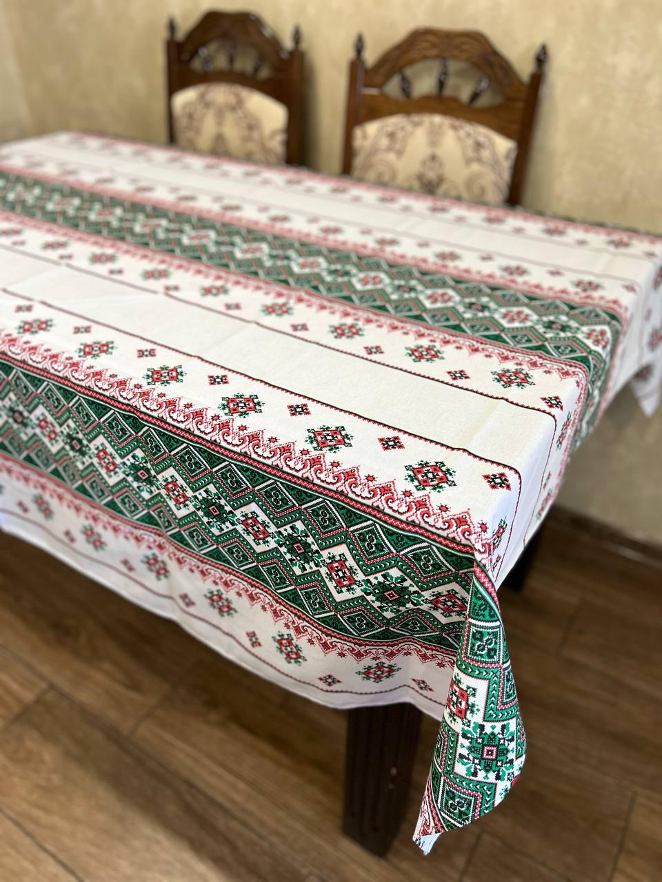 Скатерть для кухонного стола 150x220 см Белый (П4КЕ05016-33)