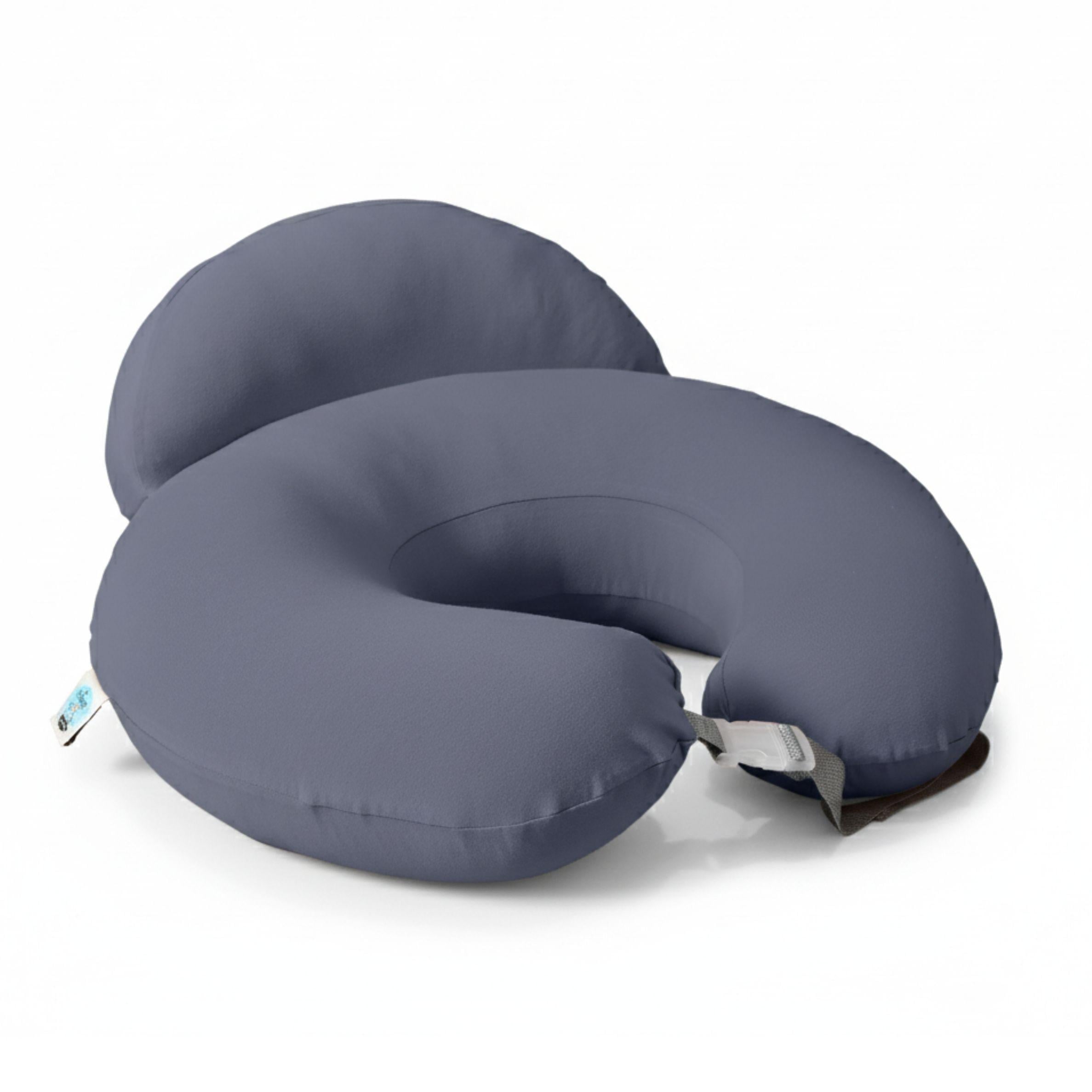 Подушка-диванчик для кормления антиаллергенная трикотажная с молнией 60х70х16 см Темно-серый (27105)