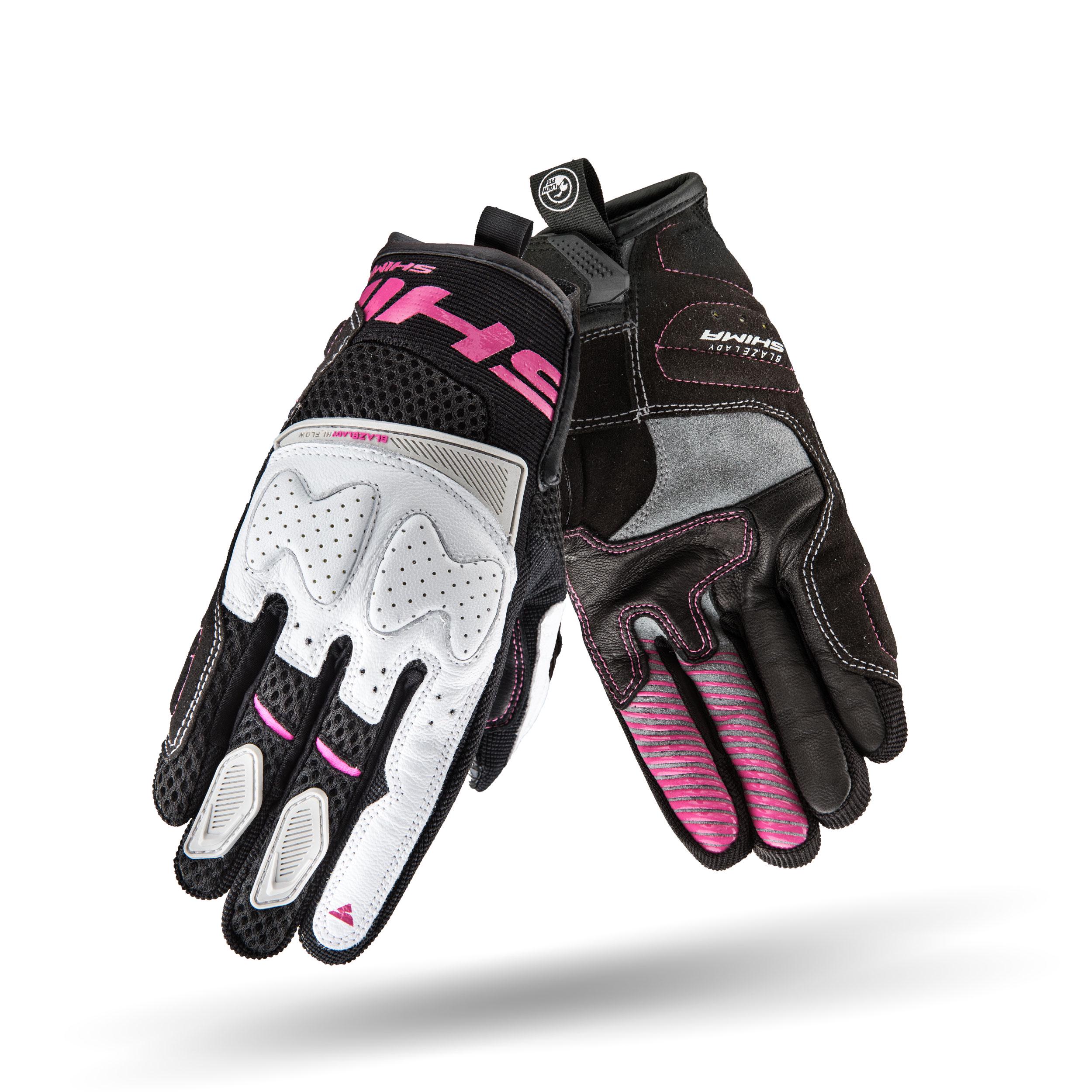 Моторукавицы женские SHIMA Blaze Lady XS Black/Pink (27706)