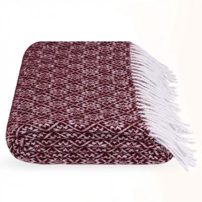 Плед на солнце 140х200 см Бордовый - фото 1 Плед на солнце 140х200 см Бордовый - фото 1