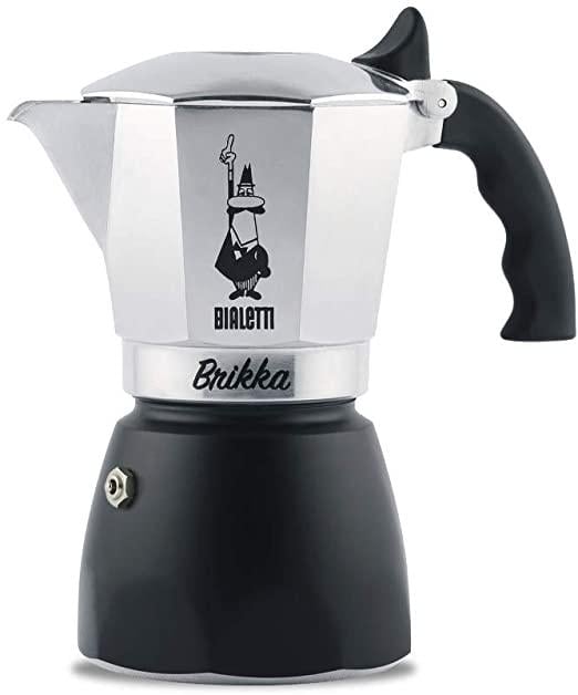 Гейзерная кофеварка Bialetti New Brikka алюминиевая 180 мл (7314)