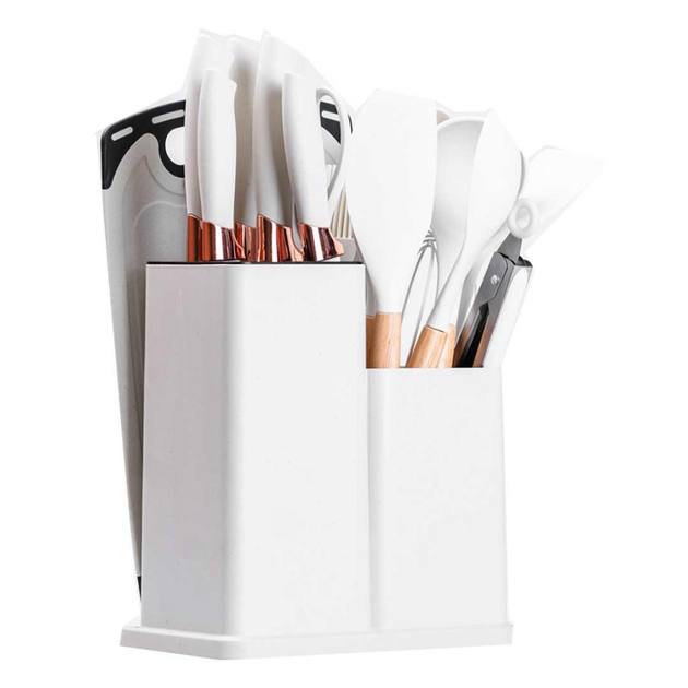 Набір кухонного приладдя Kitchenware Set 19 предметів Білий - фото 3 Набір кухонного приладдя Kitchenware Set 19 предметів Білий - фото 3