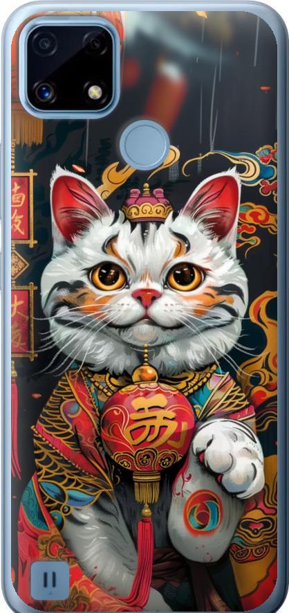 Чехол на Realme C21 China Cat v2 (6135u-2321-42517)