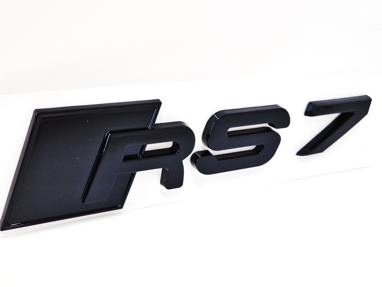 Емблема Audi RS7 Black gloss (2331292814)