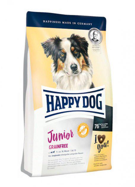 Сухой корм Happy Dog Junior Grainfree для щенков с чувствительным пищеварением 10 кг (1457693184)