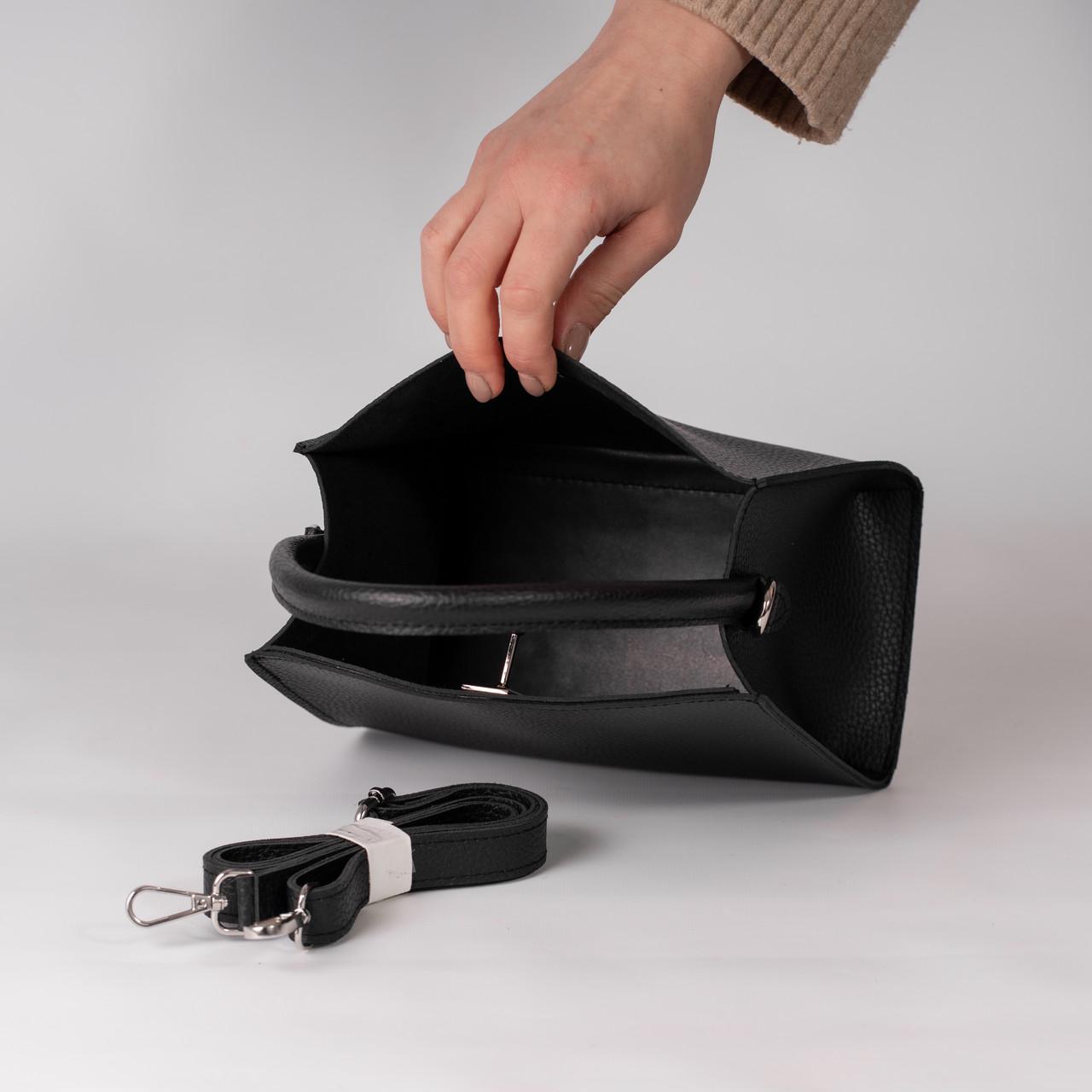 Сумка женская кросс-боди XENIA № 09-24 Черный - фото 4 Сумка женская кросс-боди XENIA № 09-24 Черный - фото 4