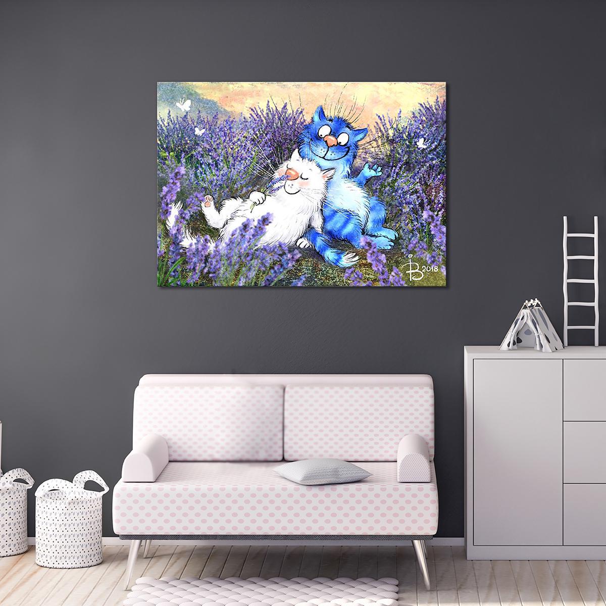 Модульная картина Лаван-да-ааа... 1 модуль 70x105 см