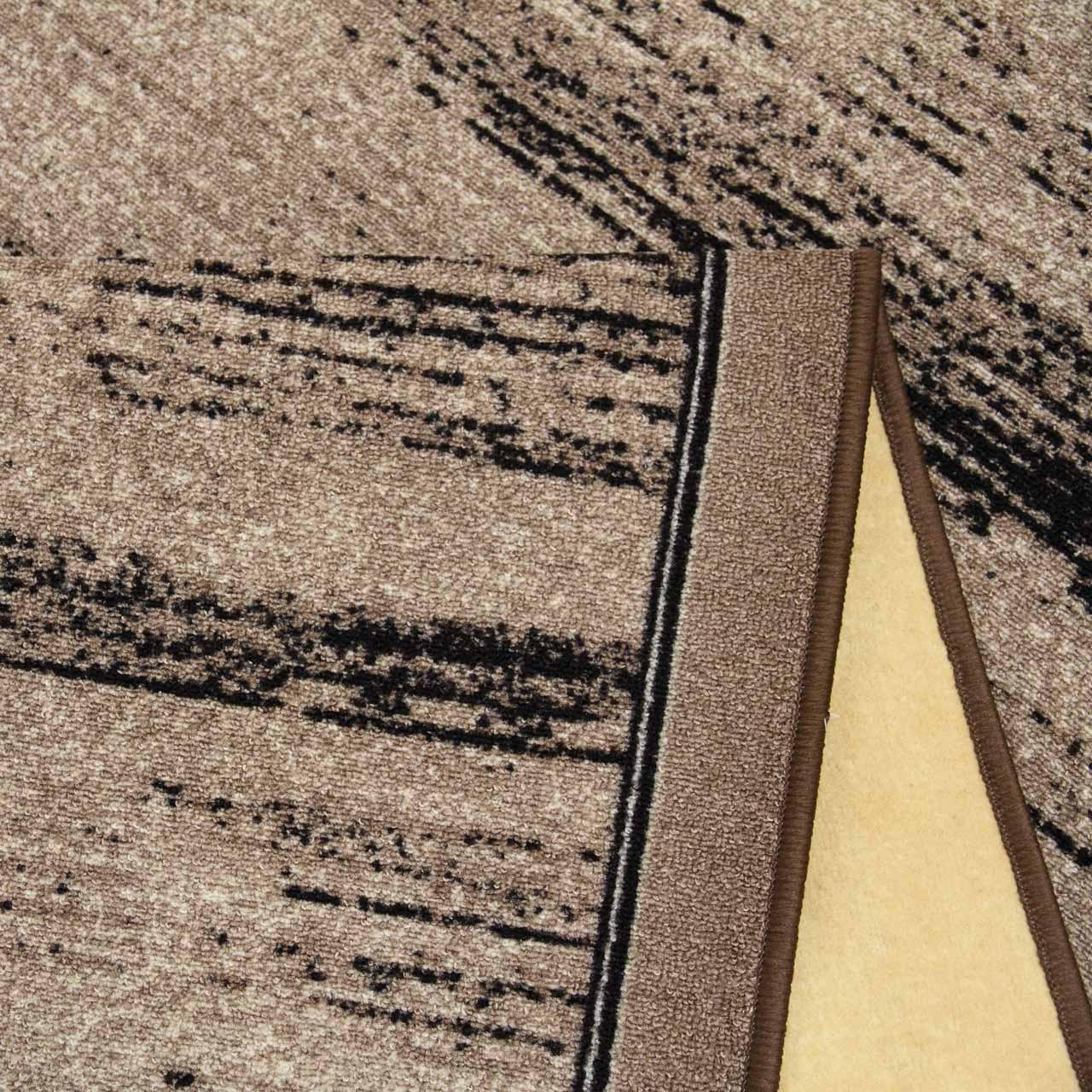 Ковер безворсовый на войлочной основе DAKARIA Print Run Санди p13 1,2x1,7 м Темно-бежевый (00-00019454) - фото 3