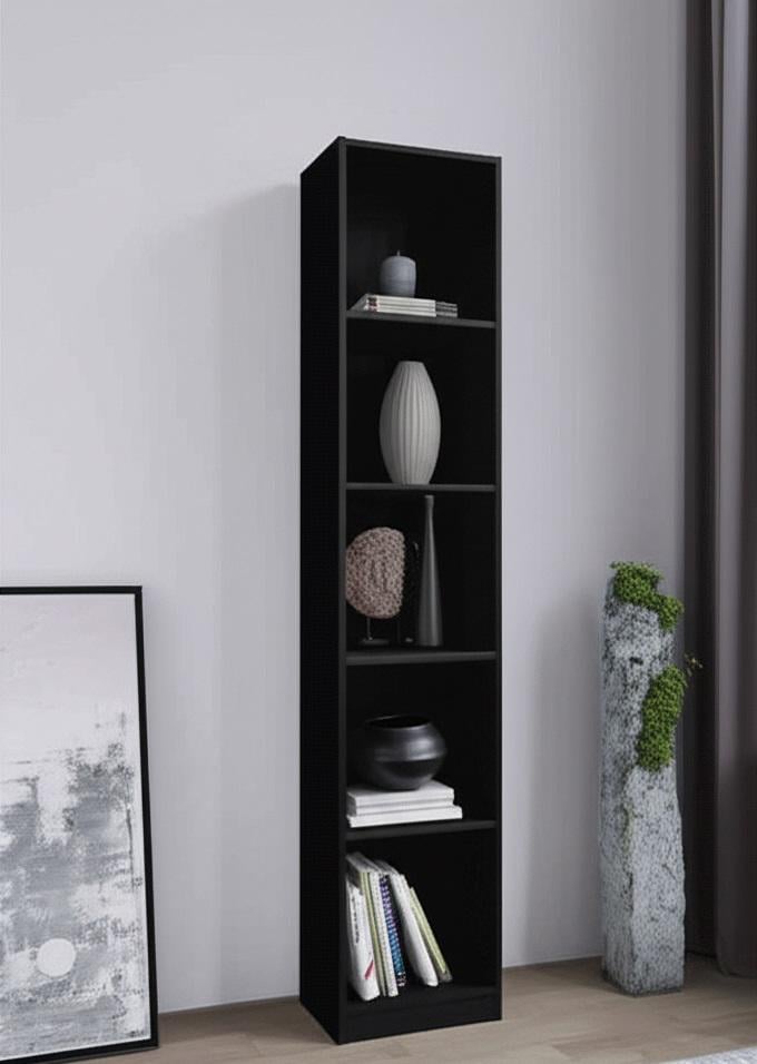 Стелаж підлоговий MEBLIBUD MODERN 200х40х30 см Антрацит - фото 3 Стелаж підлоговий MEBLIBUD MODERN 200х40х30 см Антрацит - фото 3