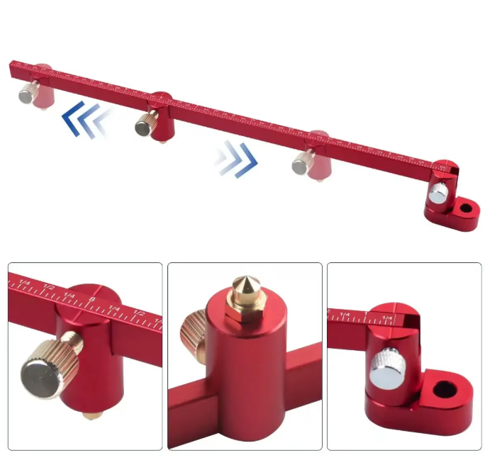 Циркуль регулируемая линейка для чертежа круга с фиксированной точкой 320 мм (1005007145753494) - фото 5 Циркуль регулируемая линейка для чертежа круга с фиксированной точкой 320 мм (1005007145753494) - фото 5