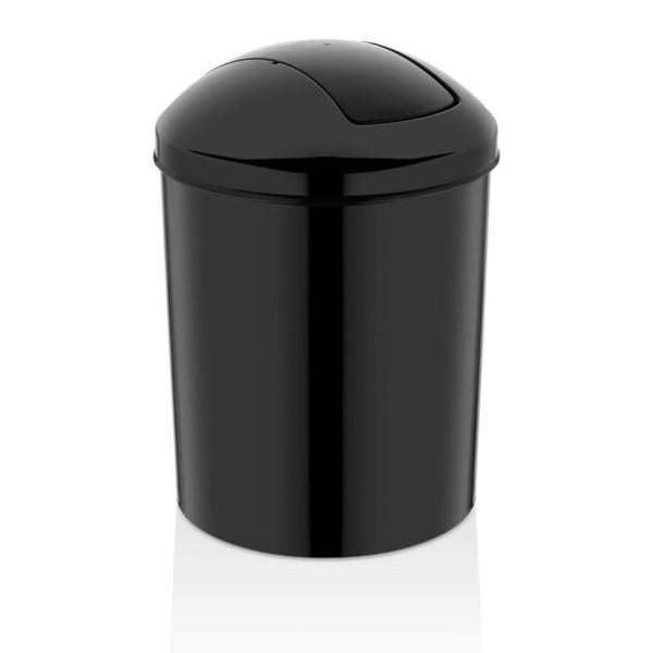 Корзина для мусора Rulopak с крышкой-бабочкой 15 л Черная (803253.B)