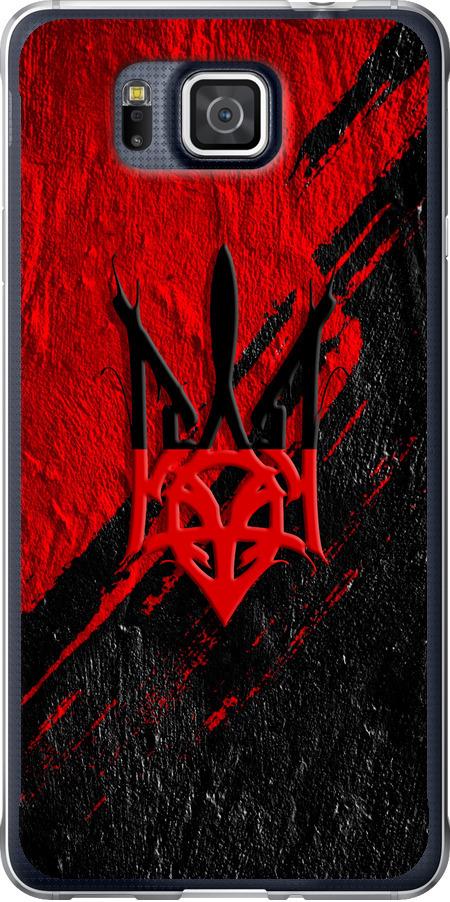 Чохол на Samsung Galaxy Alpha G850F Герб v4 (5293u-65-42517)