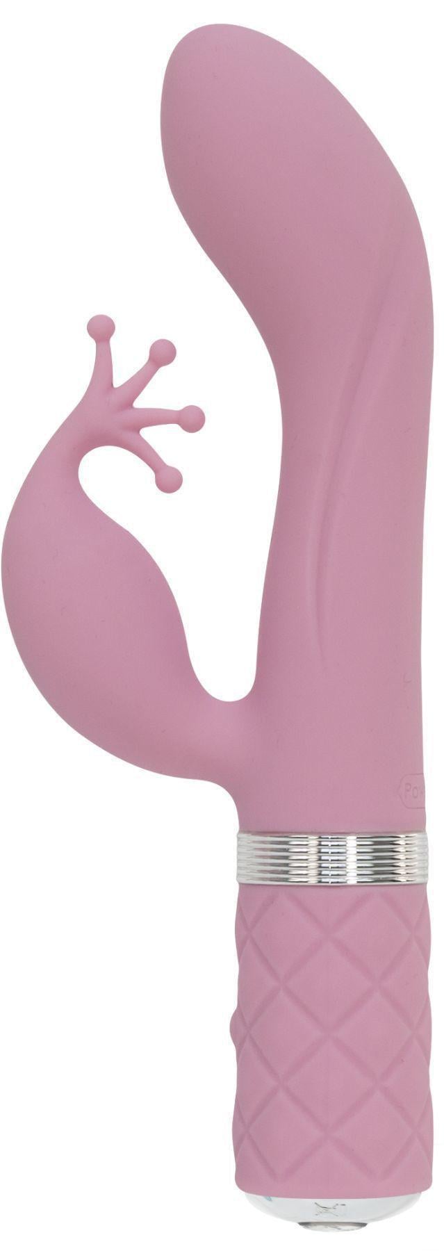 Вибратор-кролик Pillow Talk Kinky с кристаллом Swarovsky Pink (SO2715)