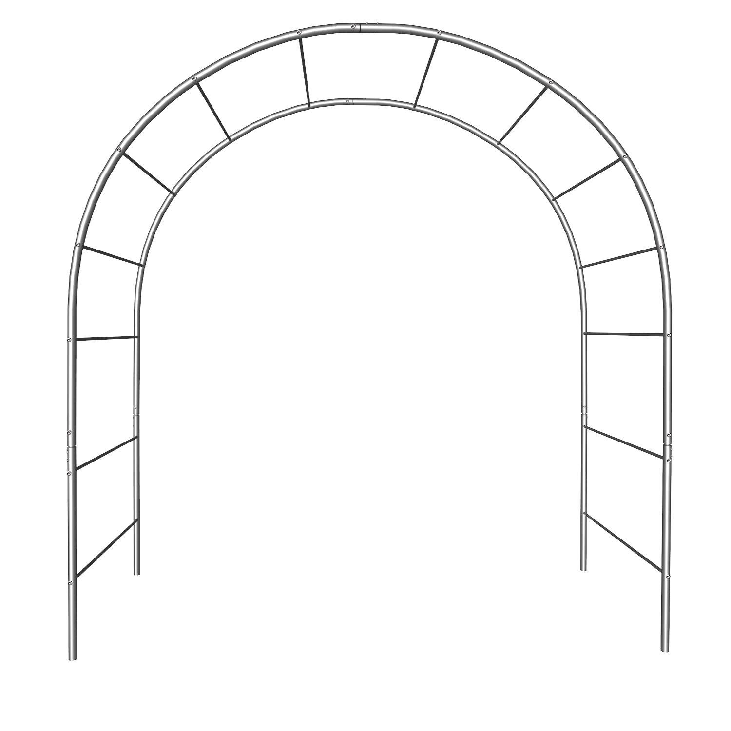 Опора для рослин арка садова 2900х2500х500 мм d 24 мм/d 12 мм (АС-D24/D12-2900*2500*500)