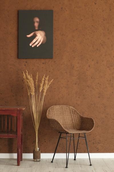 Кресло плетеное из натурального ротанга на металлическом каркасе 2 шт. Коричневый (cr-ok48211) - фото 3