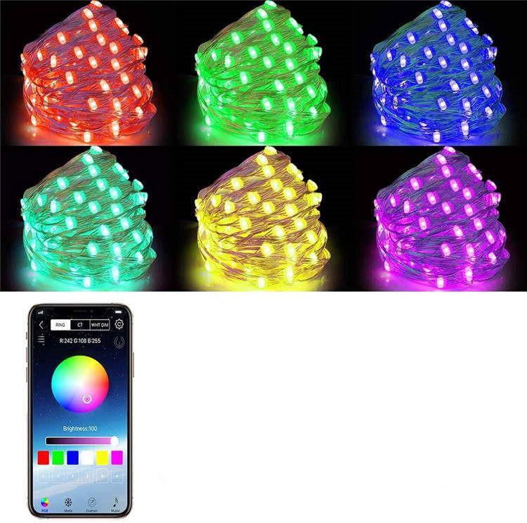 Гирлянда LED 10 м 7953 c Bluetooth Multi - фото 3