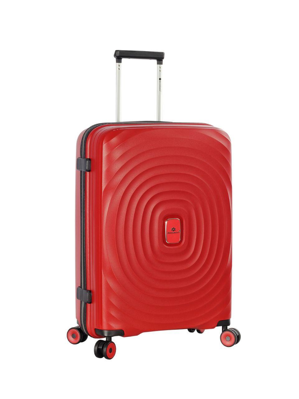 Чемодан Snowball 05203 средний полипропилен 66х44х25 см 68 л Красный