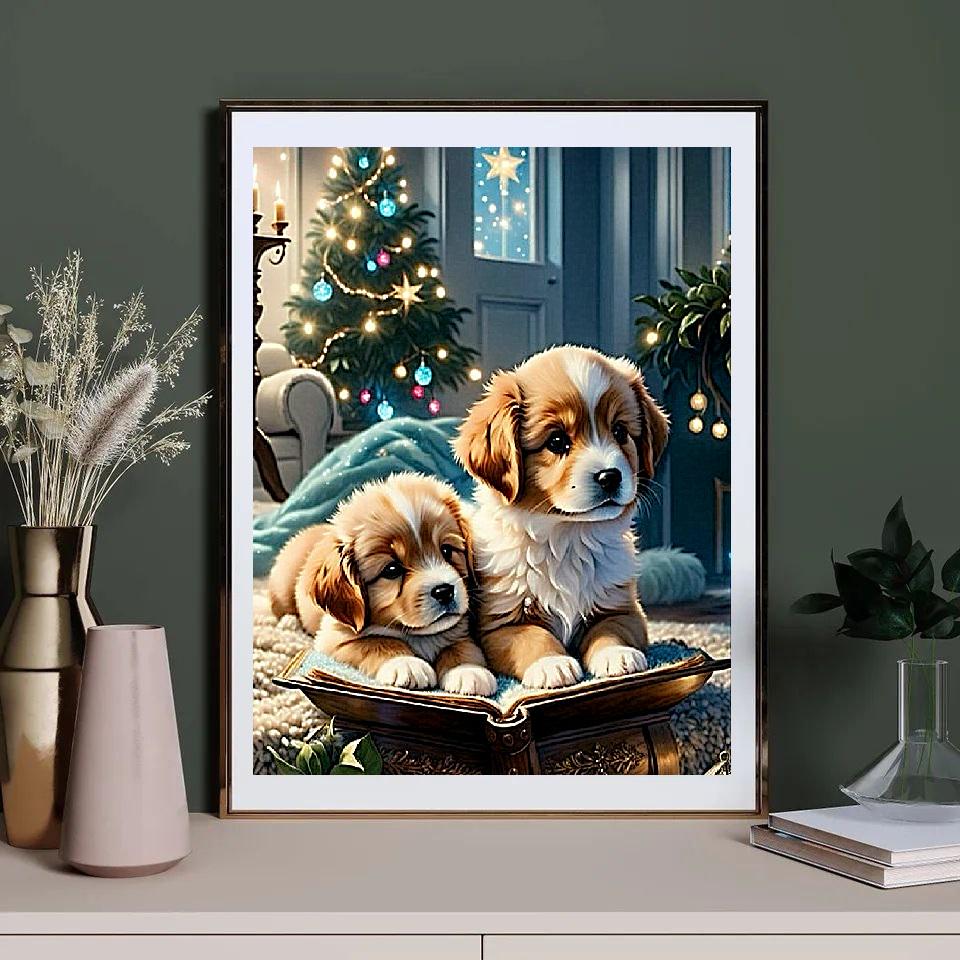 Алмазная мозаика АлМазка Пушистые друзья голограммные квадратные алмазы на подрамнике 40х50 см (АлМ-202) - фото 4 Алмазная мозаика АлМазка Пушистые друзья голограммные квадратные алмазы на подрамнике 40х50 см (АлМ-202) - фото 4