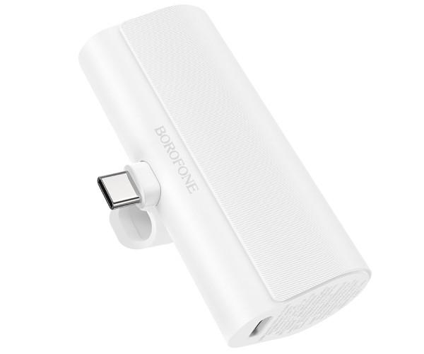 Портативная батарея Power Bank Borofone BJ35 Pocket Type-C 5000mAh White Портативная батарея Power Bank Borofone BJ35 Pocket Type-C 5000mAh White