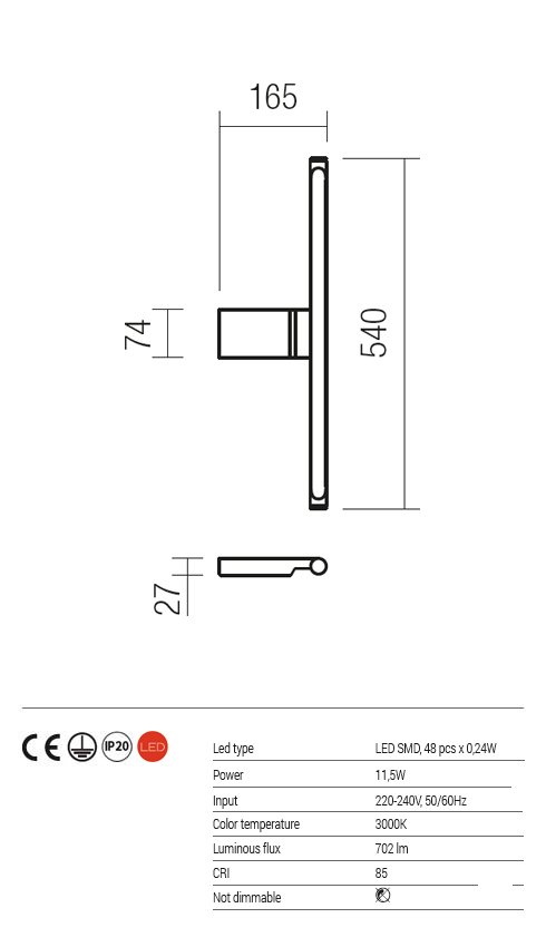 Підсвітка Redo 01-1228 Alf - фото 2