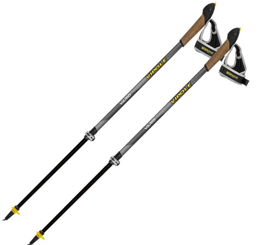 Палки для скандинавской ходьбы Vipole Vario Top-Click QL K.T. DLX Dark (S18 56)