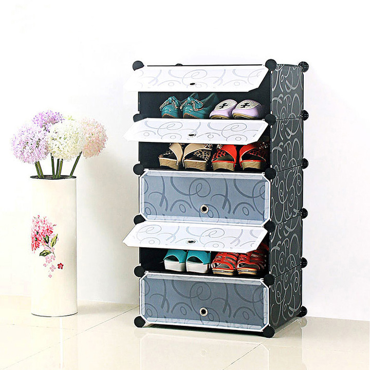 Шкаф пластиковый Storage Cube Cabinet «А1-5» 37x37x90 см - фото 12 Шкаф пластиковый Storage Cube Cabinet «А1-5» 37x37x90 см - фото 12