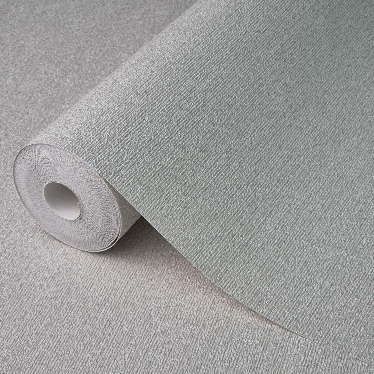 Обои виниловые Marburg однотонные для спальни/гостиной/коридора 1,0x10 м Серый (1030338)