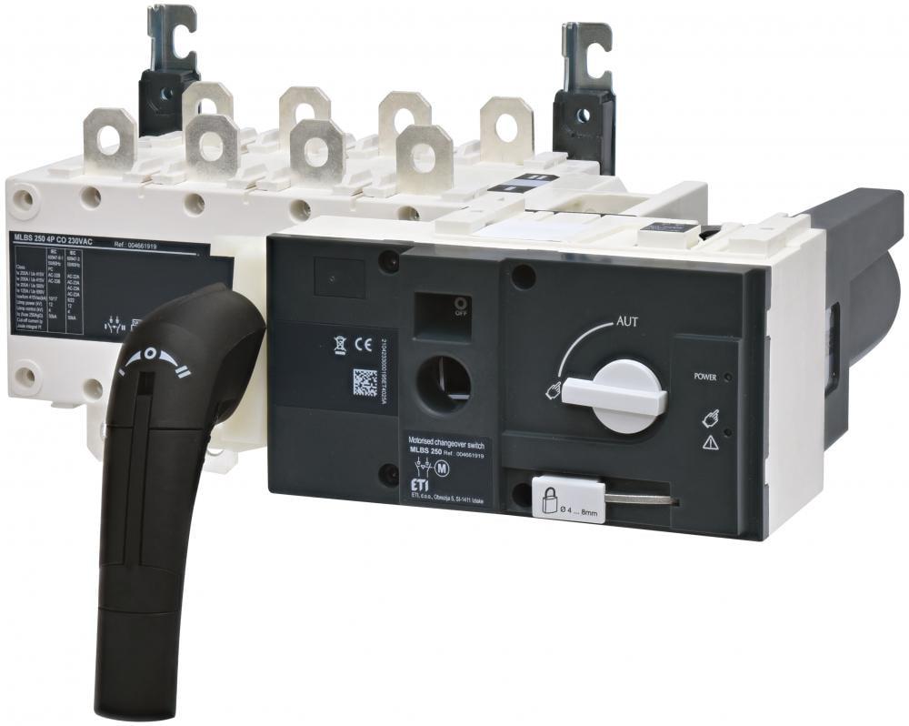 Переключатель ETI MLBS CO нагрузки I-0-II 4P 250A 230 V моторизованный (4661919)