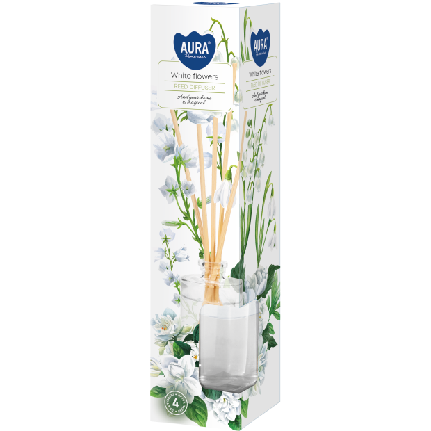 Аромадиффузор Bispol aura Белые цветы 45 мл (14295533)