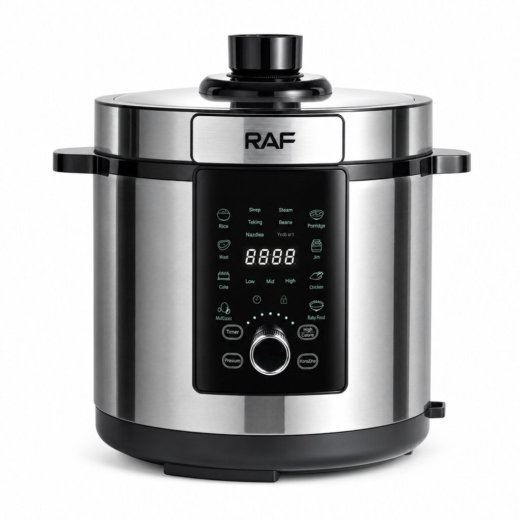 Мультиварка электрическая RAF R.184 1000W с дисплеем и таймером 6 л (2972800590)