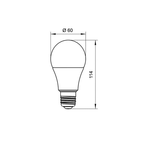 Лампа светодиодная/низковольтная/универсальная А60 AC/DC 12-48 V 10W 4000К Е27 - фото 2