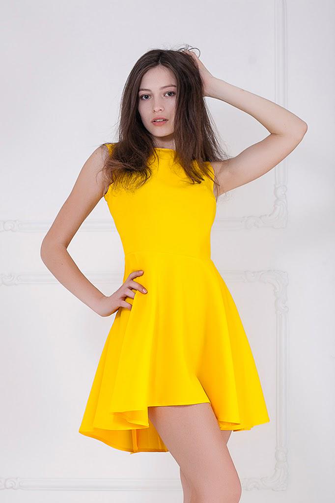 Платье женское Podium Kendis 17944-YELLOW L Желтый