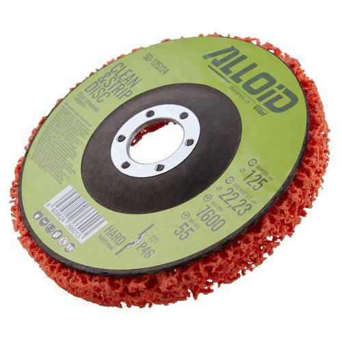 Круг зачистной Alloid Коралл средней жесткости 125x22,2 мм Оранжевый (00000061437)