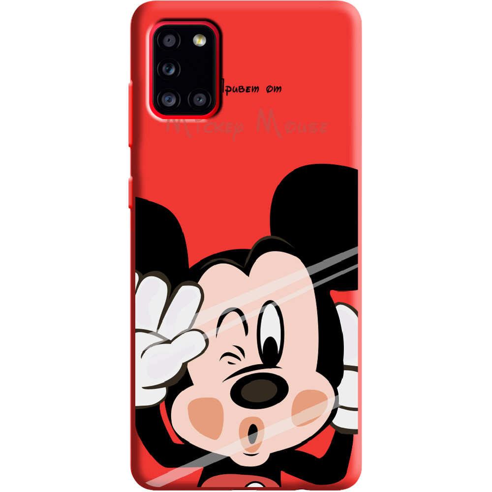 Чохол Boxface Samsung A315 Galaxy A31 Mister M Червоний силікон  (39470-cc58-39892)