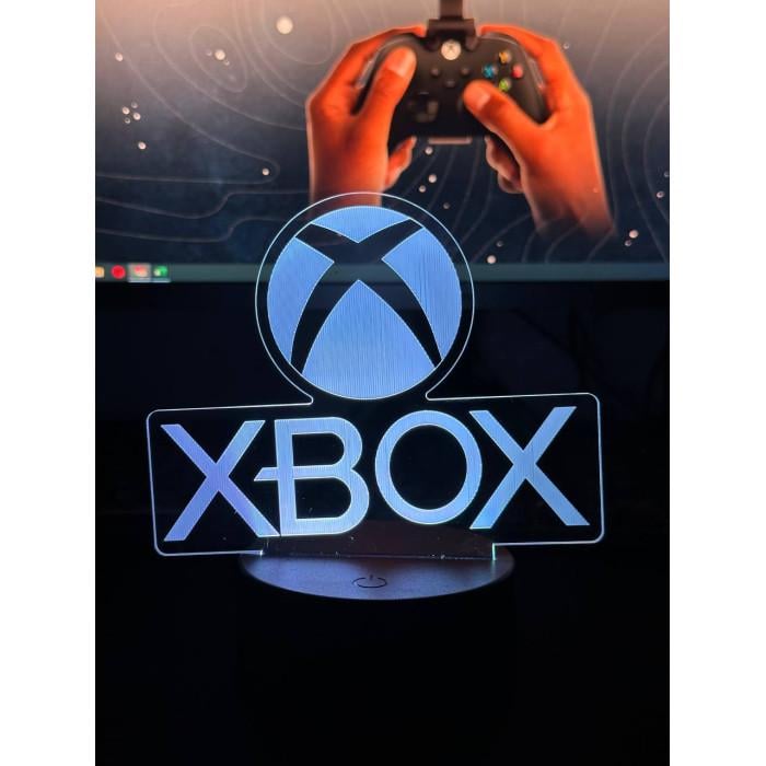 Настольный светильник Xbox Lux 3D RGB с пультом (31230446)