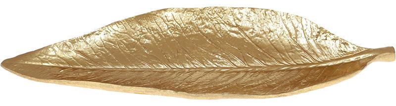 Блюдо декоративное Лист полистоун 19,5х5,2х60 см Золотой (32321991) Блюдо декоративное Лист полистоун 19,5х5,2х60 см Золотой (32321991)