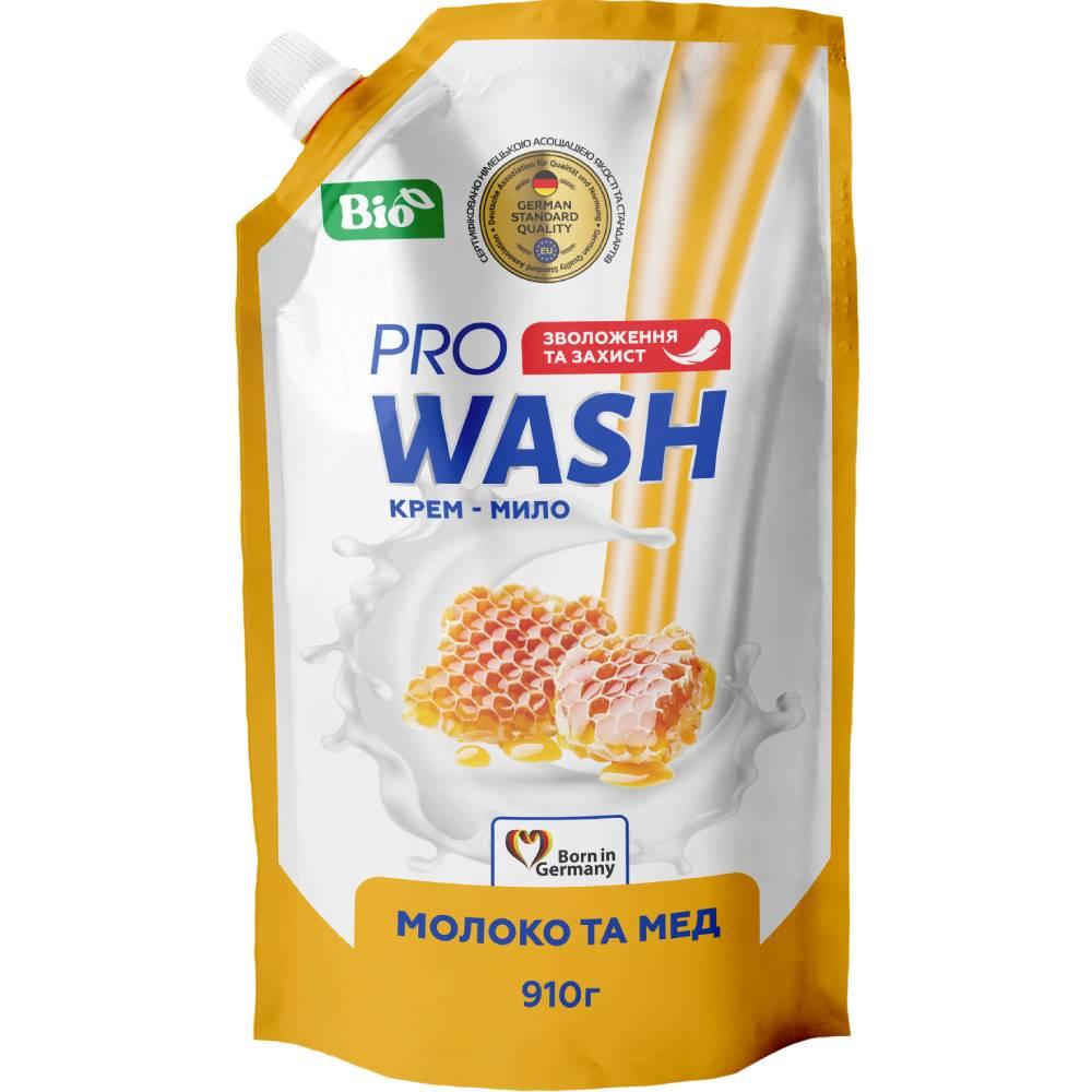 Мило рідке Pro Wash змінний пакет Молоко та Мед 910 г (4262396140180)