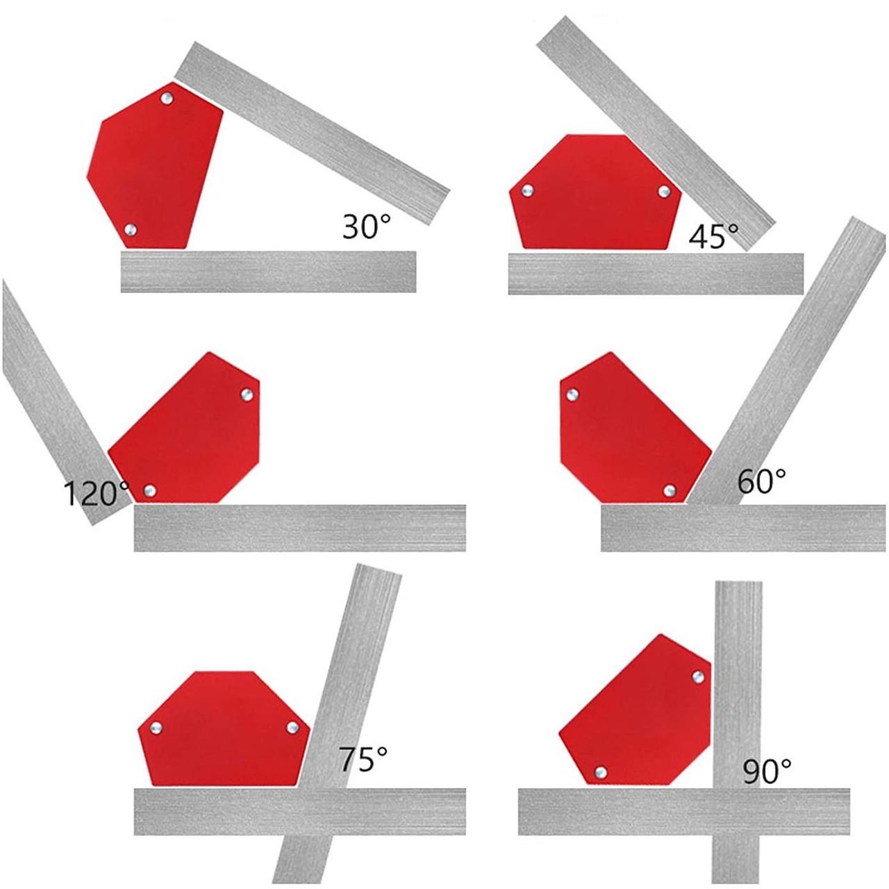 Набір зварювальних позиціонерів магнітні 6 шт. (137254) - фото 10